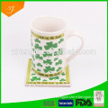Ceramic Coffee Mug With Full Decal, High Quality Ceramic Coffee Mug With Coaster